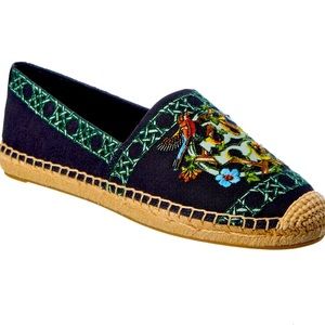 BNIB Tory Burch Printed Canvas Espadrilles size 9